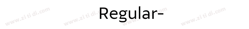 仙人掌古典衬线体 Regular字体转换